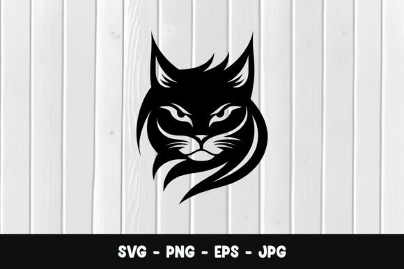 Angry Cat Illustration SVG PNG