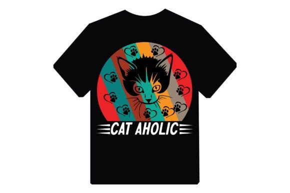 Cat Aholic: A Feline-Focused Embroidery Design