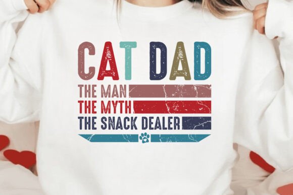 Cat Dad, Snack Dealer, Dad SVG