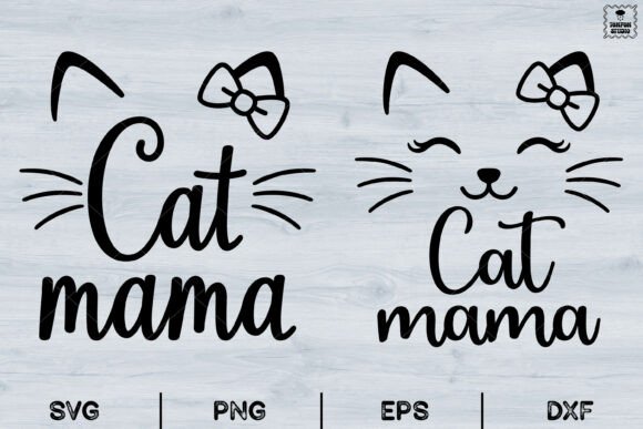 Cat Mama, Cat Lover, SVG