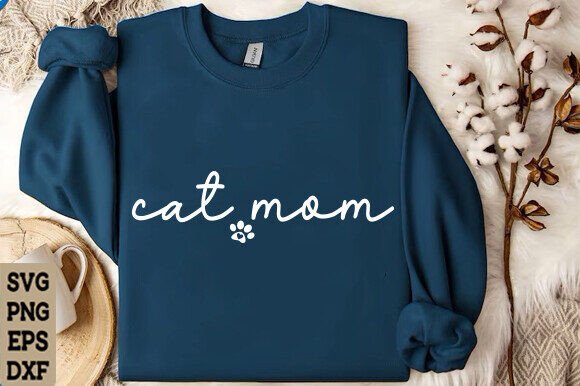 Cat Mom SVG PNG, Mother’s Day SVG PNG