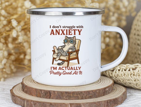 Funny Cat PNG, I Don’t Struggle