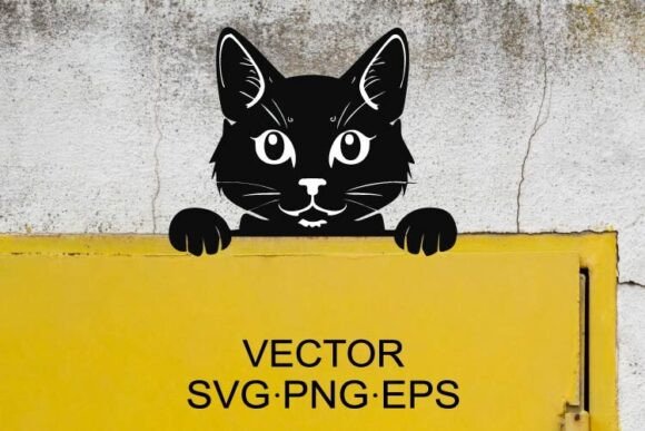 Peeking Cat Cat Face SVG Review