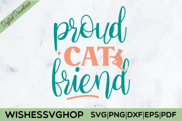 Proud Cat Friend SVG PNG