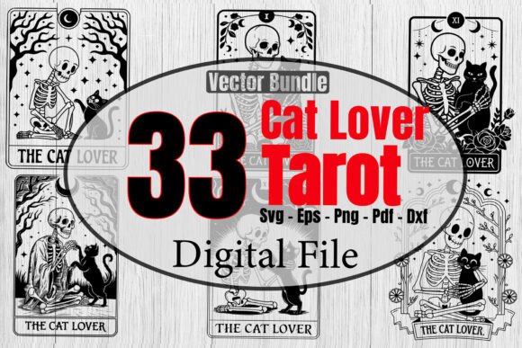 The Cat Lover Tarot Svg Bundle Shirt