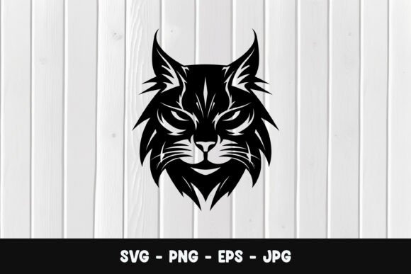 Wild Cat Face SVG PNG Review